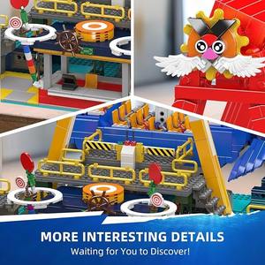 Kit de Construction <span class=keywords><strong>Bateau</strong></span> <span class=keywords><strong>Pirate</strong></span> 1922+ Pièces, Modèle de Parc d'Attractions avec <span class=keywords><strong>Bateau</strong></span> Balançoire en Forme de <span class=keywords><strong>Requin</strong></span> et Moteur, Jouets de Construction pour Décoration d'Intérieur - Product Image 5