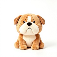 Vente en gros de peluches personnalisées d'animaux de dessin animé super douces, conception OEM personnalisée, jouet en peluche de 25 cm, logo brodé personnalisé, souvenir