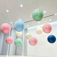 Juego de Globos de Burbuja de Doble Capa de 18 Pulgadas, Globos de Látex Macaron para Decoración de Cumpleaños, Bodas y Grandes Inauguraciones