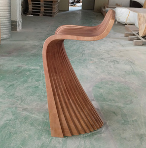 Taburete de Bar Giratorio Moderno de Madera Maciza con Borde Natural, Resistente al Agua, Silla <span class=keywords><strong>Alta</strong></span> para Interiores y Exteriores, Patio, Jardín, Restaurante, Bistro - Product Image 4