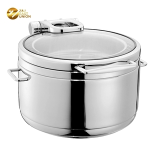 Chauffe-plats professionnels en acier inoxydable Hôtel Soupe Station Buffet Ensemble Équipement Chauffe-plats - Product Image 2