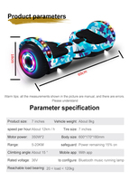 Hoverboard haut-parleur Bluetooth Cartmer Hoverboard Smart Balance auto-équilibrage Scooter électrique rapide Hoverboard électrique à vendre