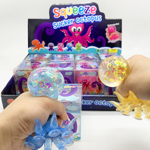 Squeeze sıkı ahtapot deniz hayvan oyuncak Squishy anti-stres dekompresyon oyuncak yaş aralığı 5 ila 7 yıl - Product Image 1