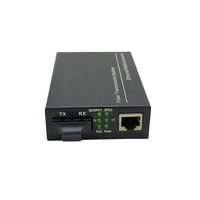 Gigabit Ticari Medya Dönüştürücü 10/100/1000M RJ45 + 1000Base-X Dubleks SC 20KM Fiber Optik Ekipman