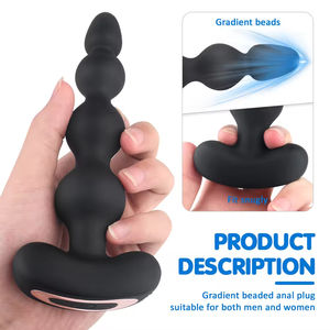 Juguete Sexual Vibrador de Silicona Eléctrico para Vagina, Tapón Anal con Bolas, Juguetes Sexuales para Hombres y Mujeres - Product Image 5