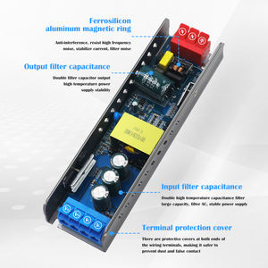 1pc/5 pccs dc <span class=keywords><strong>12v</strong></span> 24v הוביל אספקת חשמל 100w 200w <span class=keywords><strong>ac</strong></span> 100-250v נהג שנאי-לשעבר עבור אורות רצועת הוביל - Product Image 6