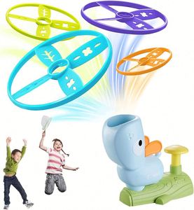 Juguetes creativos de disco volador para exteriores, lanzador de discos para niños - Product Image 2