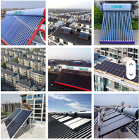 Calentadores Solares de Tubos Evacuados de Última Generación y Calentadores de Agua Eléctricos Instantáneos para Apartamentos, de Acero Inoxidable, con Capacidad de 200L