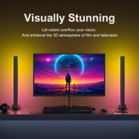 Barre LED verticale 320 mm RGB à 300 degrés pour ambiance musicale, idéale pour salle de jeu et maison (vente en gros)