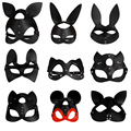 Factory Wholesale SM Fun Props Adult Products Series Flirting fox Rabbit Eye Mask Couple Role-playing Mask