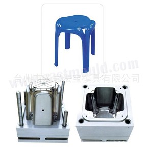 <b>Plastic</b> <b>Stool</b> Mold P20 Injection Molding For Daily Necessities Fixed Mold Horizontal Arrangement - Product Image 1