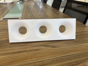 <span class=keywords><strong>3</strong></span> teste <span class=keywords><strong>3</strong></span> x7watt corpo in gesso con led 21w luce quadrata in gesso a led - Product Image 6