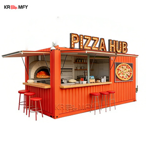 Quiosco de Café Multifuncional de 15 pies, Llave en Mano, con Equipamiento de Cocina Personalizado, Barra de Lujo en Contenedor para Oficinas y Exteriores - Product Image 4