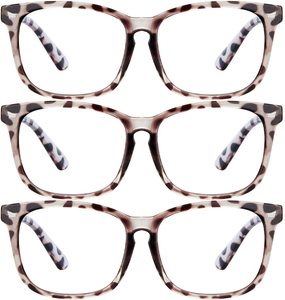 <span class=keywords><strong>Lunettes</strong></span> de lecture carrées, 3 pièces par lot, verres <span class=keywords><strong>Anti</strong></span>-<span class=keywords><strong>lumière</strong></span> <span class=keywords><strong>bleue</strong></span>, pour jouer sur ordinateur, avec monture - Product Image 6