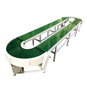 Factory customized 180 degree PVC/PU belt conveyor for various industries