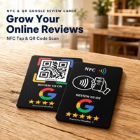 Étiquette NFC miniature personnalisée SIKA, design étanche, fréquence 13,56 MHz, pour affichage des avis Google et des évaluations des clients, restaurants, hôtels