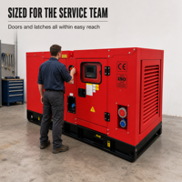 Groupe électrogène diesel silencieux 60 kW 75 kVA 50 Hz 480 V, moteur LINGGE, ATS, faible bruit, usine chinoise