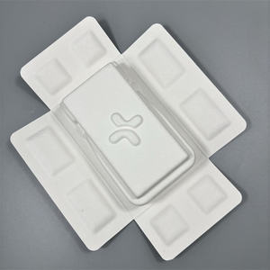 Scatola per Imballaggio Farmaceutico in Polpa Modellata Biodegradabile di Colore Bianco OEM per Soluzioni Medicinali Ecosostenibili - Product Image 4