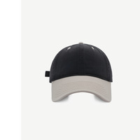 Casquettes de baseball en polyester non structurées de qualité supérieure, personnalisées avec broderie, style bicolore, pour unisexe, vêtements décontractés d'extérieur, OEM ODM