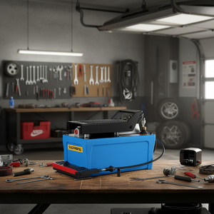 Bomba Hidráulica Neumática Vevor de 1/2 Galón y 10000 Psi de Acción Simple con Pedal para Reparación de Automóviles - Product Image 2