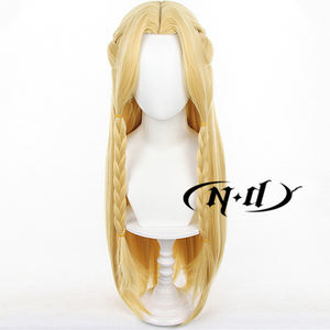 Perruque synthétique cosplay ND Marcille <span class=keywords><strong>Donato</strong></span>, bonnet en filet rose réglable résistant à la chaleur, densité 130%, Halloween, Comic Con, Coser - Product Image 2