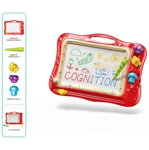 Lavagna Magnetica Portatile per Bambini, Giocattolo Cancellabile con Disegni della Giungla - Product Image 1