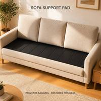 Coussin de soutien pour canapé, design accordéon à 9 panneaux, empêche le relâchement des coussins, restaure la fermeté, 150,5 x 50,5 cm pour canapé 3 places