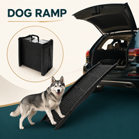 Rampe de véhicule pliable antidérapante pour chiens et chats, idéale pour les animaux âgés, les voyages et toutes les saisons