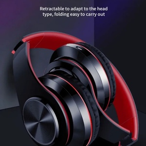 Auriculares Inalámbricos Bluetooth con Luz de Colores, Auriculares Supraaurales con Entrada para Tarjeta, Auriculares para Juegos y Música - Product Image 5