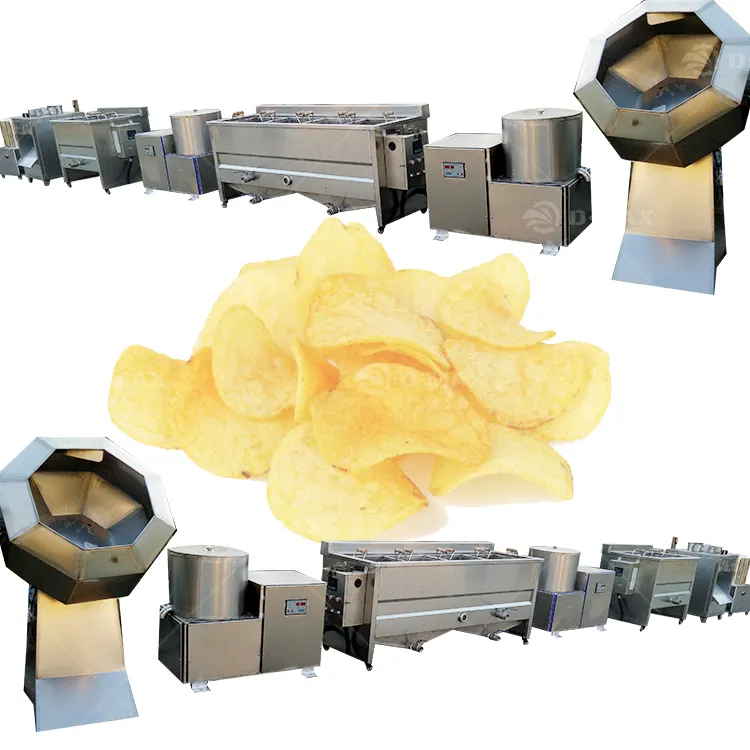 Cheap Price Frues Potato Automatic Banana Plantain Product Line Chip Make Machine On Hot Sale