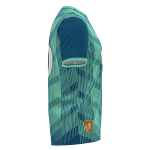 맞춤형 어린이 남자 축구 저지 폴리에스터 패브릭 훈련 축구 유니폼 로고 자동화 절단 기술 브라질 영감 - Product Image 4