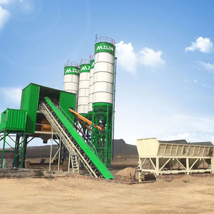 Planta Dosificadora Automática HZS90 Controlada por PLC, Mini Línea de Producción de 90 M3 para Mezcla de Concreto - Product Image 4