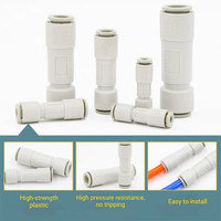 Clapet anti-retour unidirectionnel pour tube d'air, raccord rapide AKH06-08-04AKH08-00, fileté droit, haute résistance à la pression, plastique rigide, 0,1-1Mpa pour