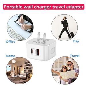 Wholesale Mini 20W UK US EU <b>Plug</b> Qc3.0 Quick Charger Pd 20W Phone Charger Dual Ports USB-<b>C</b> Fast Wall Charger <b>Adapter</b> for Phone - Product Image 3