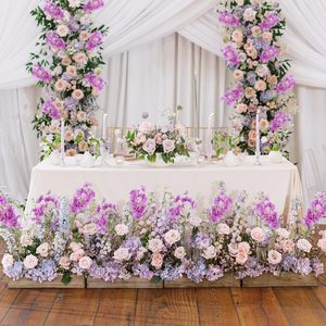 Flores Artificiales de Guisante Dulce, Hechas a Mano, Realistas, de Seda, para Decoración de Mesa en Bodas y Hogar, Venta al Por Mayor de Fábrica - Product Image 5