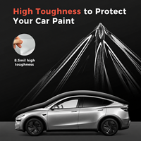 Film de protection de peinture (PPF) invisible en TPU brillant, anti-rayures, épaisseur 8,5 mil, pour la protection de la voiture Tesla Model Y