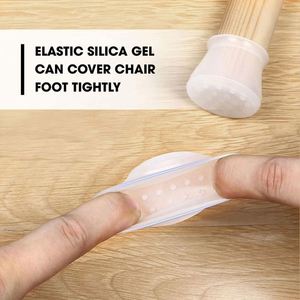 Furniture Silicone Protection Cover Chair Leg Floor Protectors Elastic Silicone Protection Cover <b>Pads</b> for Desk Legs - Product Image 3