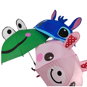 Vente en gros populaire 3D tigre baleine requin princesse Design Style classique <span class=keywords><strong>Parapluie</strong></span> droit ouvert manuel pour enfants - Product Image 4