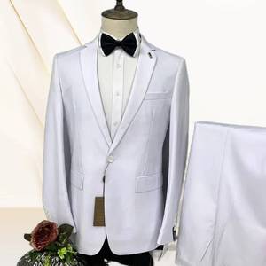 Moins cher Hommes Classique TR tissu 2 Pièces Slim Fit Suit bal groomsman costumes de <span class=keywords><strong>mariage</strong></span> en stock - Product Image 6