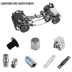 Usinagem personalizada CNC Automotive Parts Torneamento de precisão Alumínio usinado e componentes metálicos CNC Car Parts