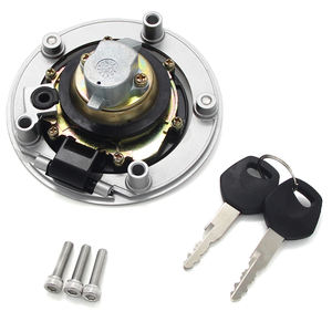 Bouchon de réservoir de carburant en alliage d'aluminium de haute qualité pour moto, bouchon de réservoir de carburant, couvercle de réservoir de carburant pour <span class=keywords><strong>Suzuki</strong></span> DL1000 GSXR1000R KATANA GSXS1000F - Product Image 1