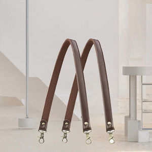 Cuir de vachette véritable DIY Remplaçable Sac à main Sangles 58cm Pure Cotton Crossbody Women's Hand-held Straps Accessoire - Product Image 3