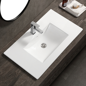 Conception haut de gamme rectangulaire salle de bain lavabo forme carrée salle de bain vanité évier hôtel armoire évier salle de bain <span class=keywords><strong>bassin</strong></span> - Product Image 1
