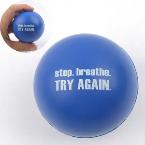 Ballon anti-Stress en PU, Logo personnalisé, pièces