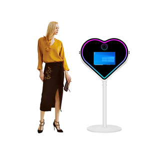 2025 mô hình mới màn hình cảm ứng Photo Booth máy hình trái tim ma thuật gương máy ảnh máy in cho điện thoại thông minh iPad cho - Product Image 5