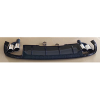 Kit carrosserie sport et version normale avec diffuseur de pare-chocs arrière et sorties d'échappement pour Audi A4 S4 B9 vers RS4 2017-2019