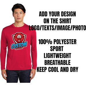 T-shirts à manches longues unisexe St350ls PosiCharge Poly Sports Cool Dry 2025 Active Tops avec impression personnalisée de textes de logo Images - Product Image 4