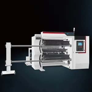 500 m/min 1100mm-1700mm machine à rembobiner film étirable refendage carton papier auto-adhésif refendage rebobineuse