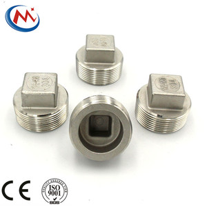 Raccord de <span class=keywords><strong>plomberie</strong></span> en acier inoxydable fileté NPT BSP, bouchon carré pour eau et huile, prix d'usine - Product Image 6