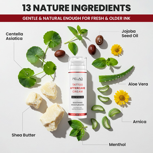 Neue Tattoo Piercings Moist urize Enhance Color Vib rancy Befeuchten Sie die natürliche Tattoo-Nachsorge creme mit Shea butter und Jojobaöl - Product Image 2